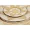 Light Brown Palm Wood Traditional Abstract Wall Decor Set